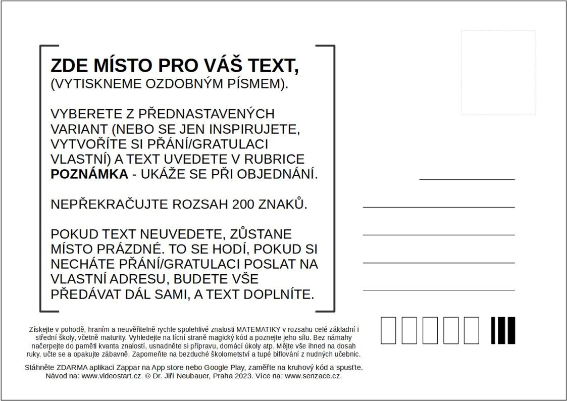 MÍSTO PRO PŘÁNÍ, GRATULACI, SDĚLENÍ
